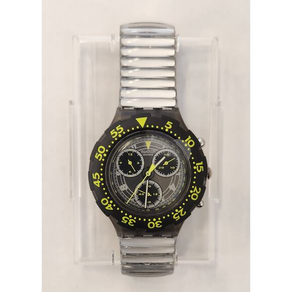 Swatch watch WATERPOWER SBM100 1994 Aquachrono New Old Stock - Picture 3 of 10